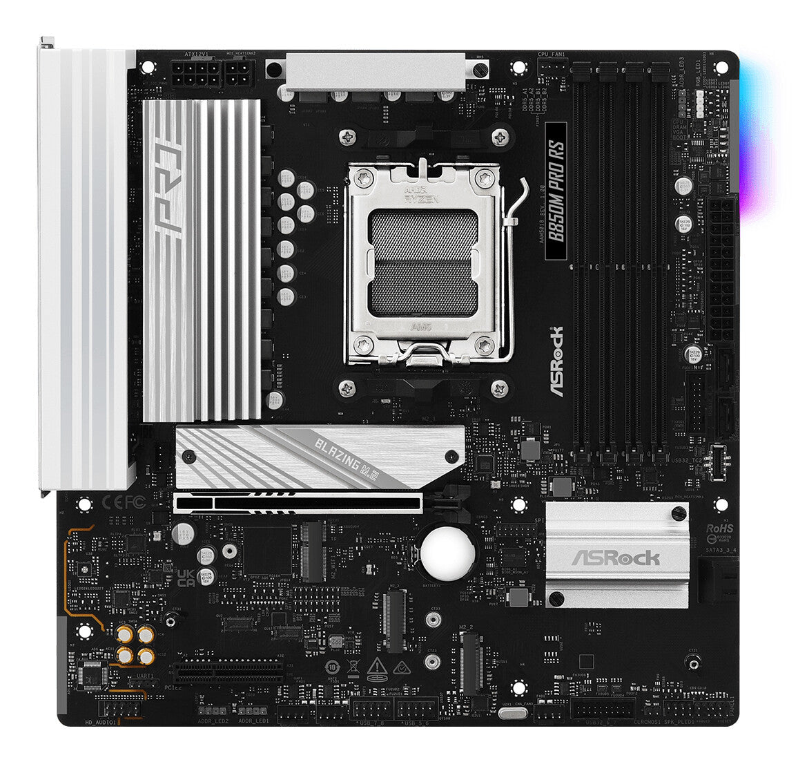 Asrock B850M Pro RS AMD B850 AM5-sockel micro ATX