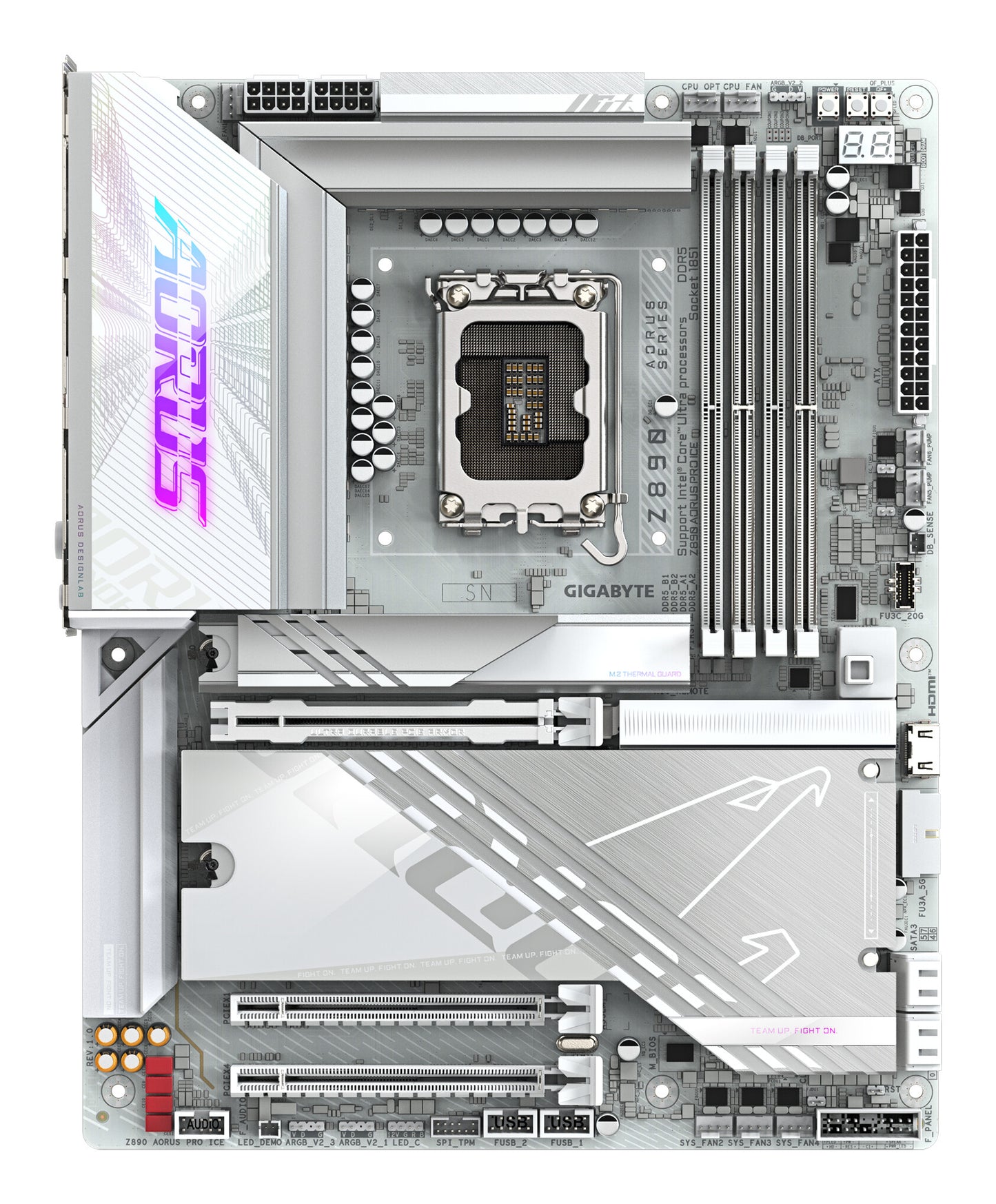 GIGABYTE Z890 AORUS PRO ICE moderkort Intel Z890 LGA 1851 (Socket V1) ATX