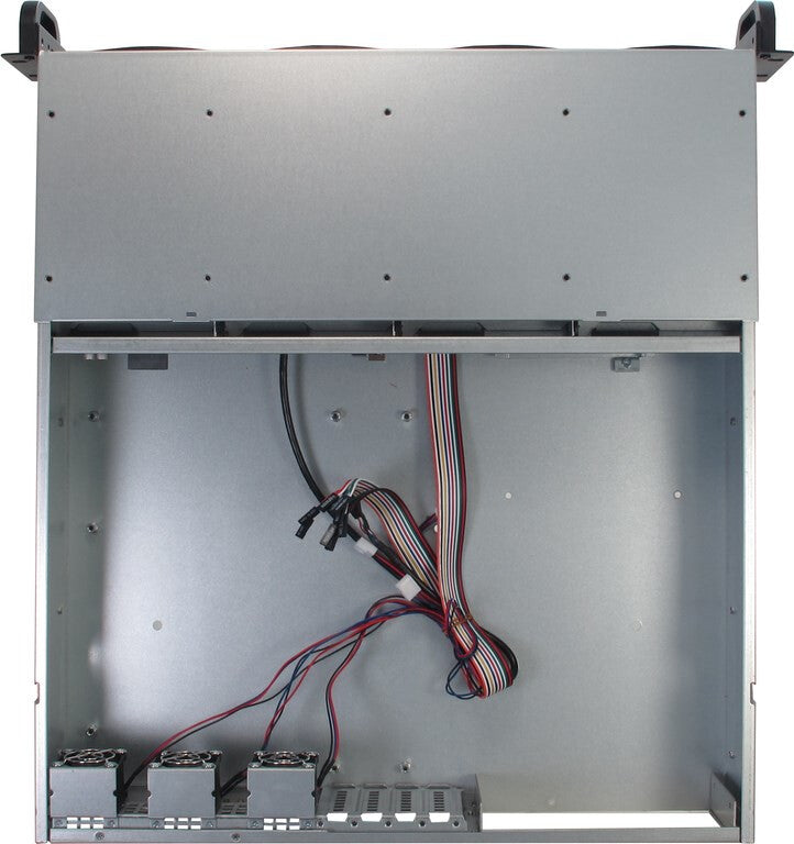 Inter-Tech 2U-2404L Ställning Svart, Silver