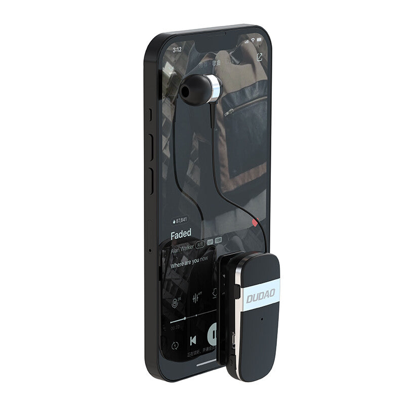 DUDAO GU9 Extendable Wiring Bluetooth Earphone Hörlurar Trådlös I öra Samtal/musik Svart