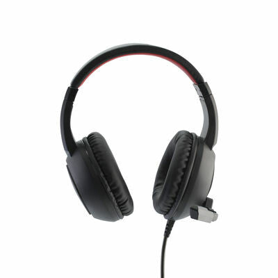 MediaRange MRGS301 hörlur och headset Kabel Huvudband Spela Svart, Röd