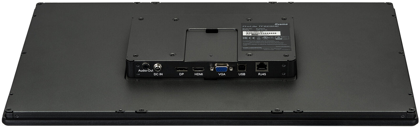 iiyama ProLite TF2215MC-B2 platta pc-skärmar 54,6 cm (21.5") 1920 x 1080 pixlar Full HD LED Pekskärm Flera användare Svart