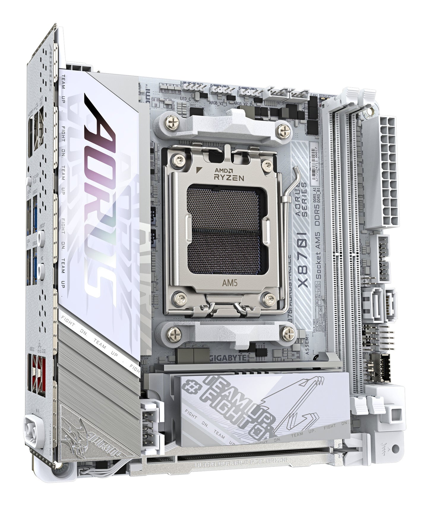 GIGABYTE X870I AORUS PRO ICE moderkort AMD X870 AM5-sockel Micro ITX