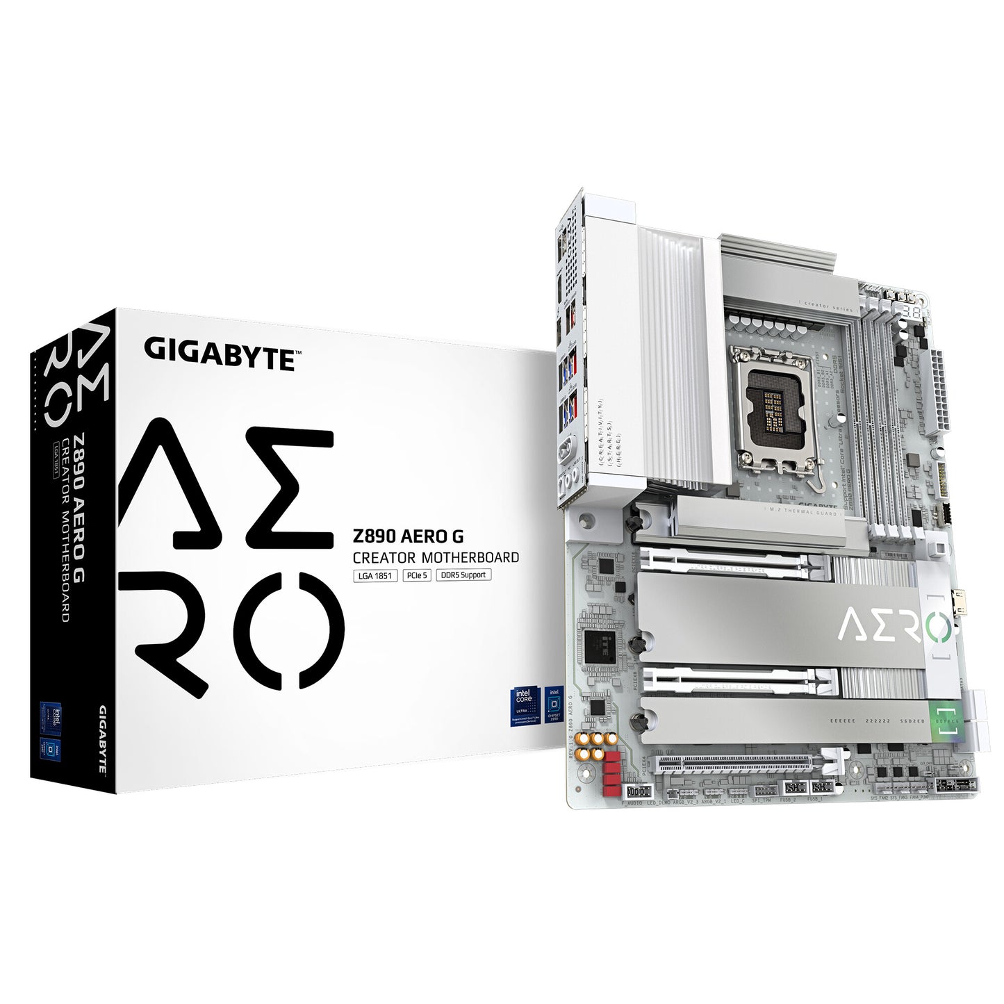 GIGABYTE Z890 AERO G moderkort Intel Z890 Express LGA 1851 (Socket V1) ATX