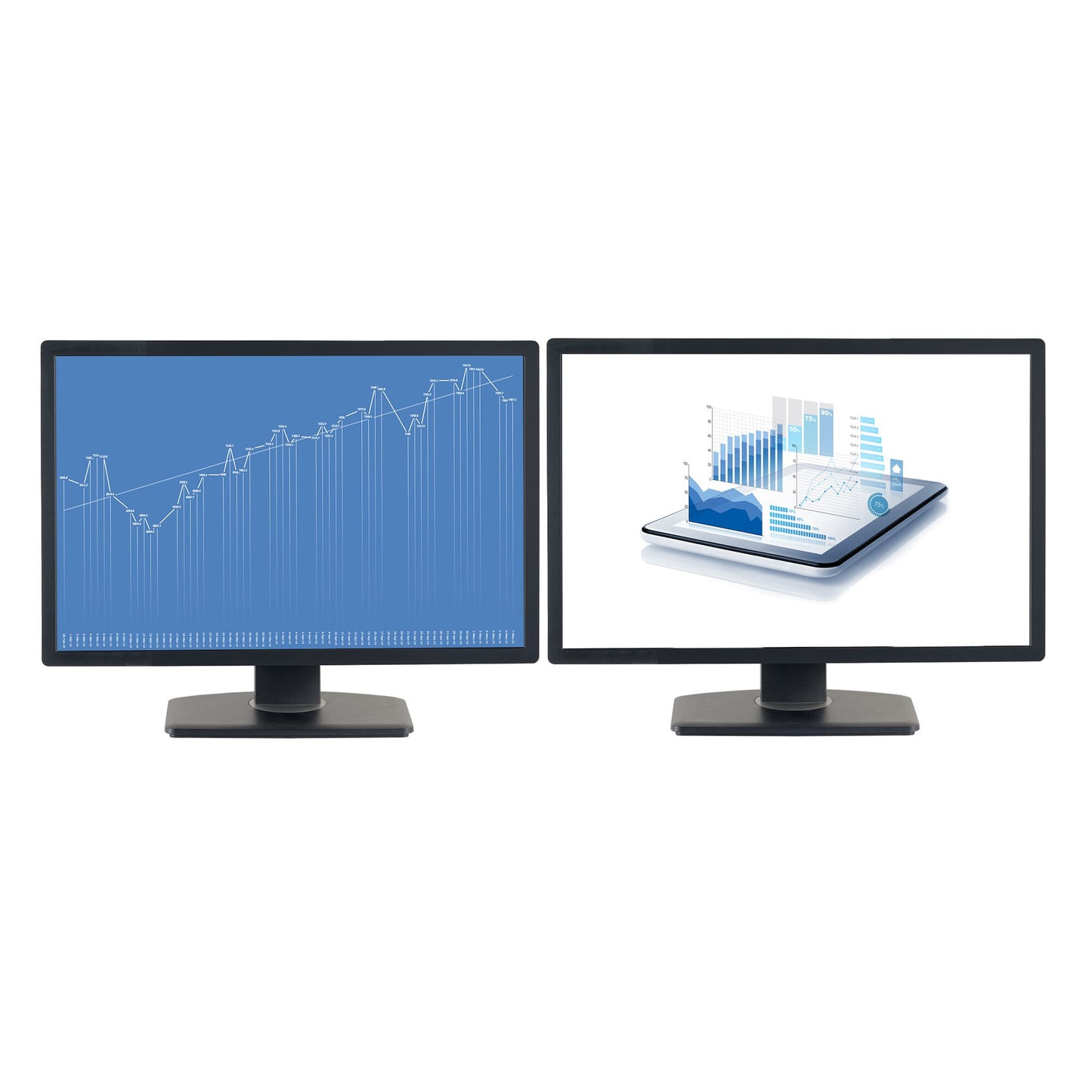 StarTech.com DisplayPort 1.2-splitter för dubbla bildskärmar, DisplayPort till 2x DP-adapter för flera bildskärmar, dubbel 4K 30 Hz eller 1080p 60 Hz MST-hubb för dator, USB-bussdriven - Endast för Windows