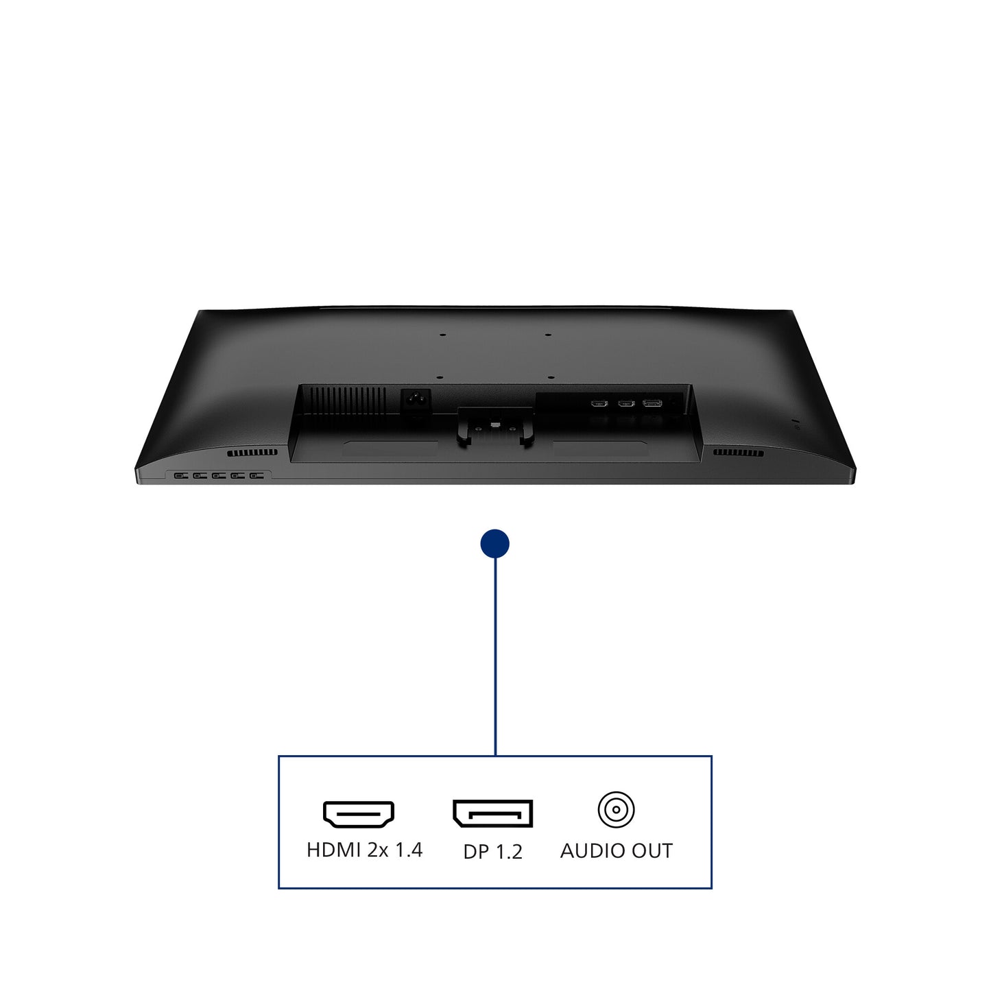 Philips V Line 275V8LA/00 platta pc-skärmar 68,6 cm (27") 2560 x 1440 pixlar Quad HD LED Svart