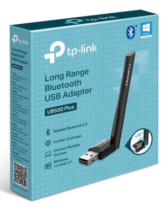 TP-Link UB500 Plus nätverkskort/adapters Bluetooth