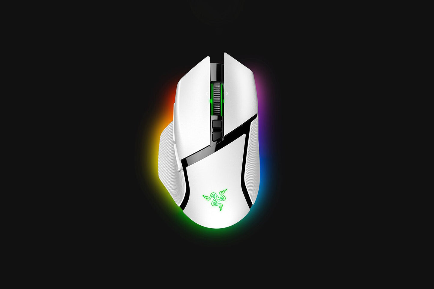 Razer Basilisk V3 Pro datormöss Spela högerhand RF Wireless + Bluetooth + USB Type-C Optisk 30000 DPI