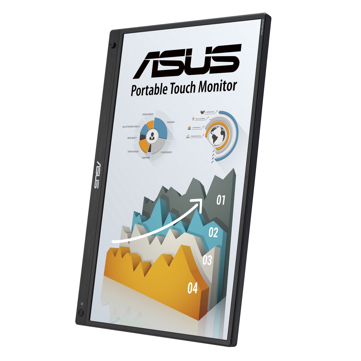 ASUS ZenScreen MB16AHT platta pc-skärmar 39,6 cm (15.6") 1920 x 1080 pixlar Full HD Pekskärm Svart