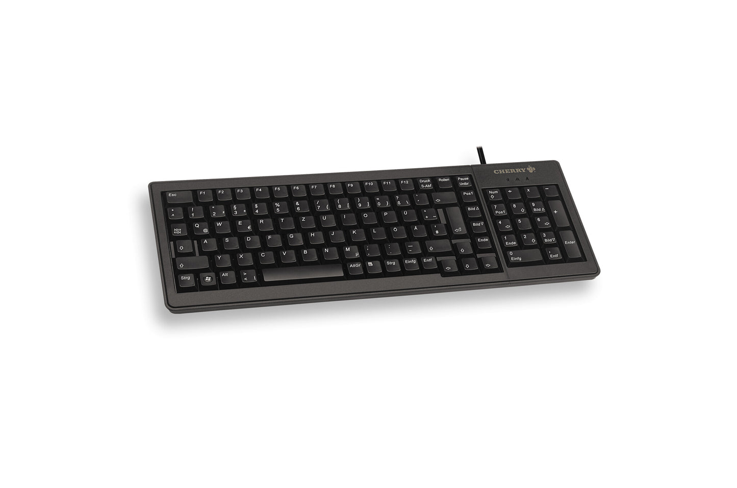 CHERRY XS Complete G84-5200 tangentbord Kontor USB QWERTY Engelska (USA) Svart