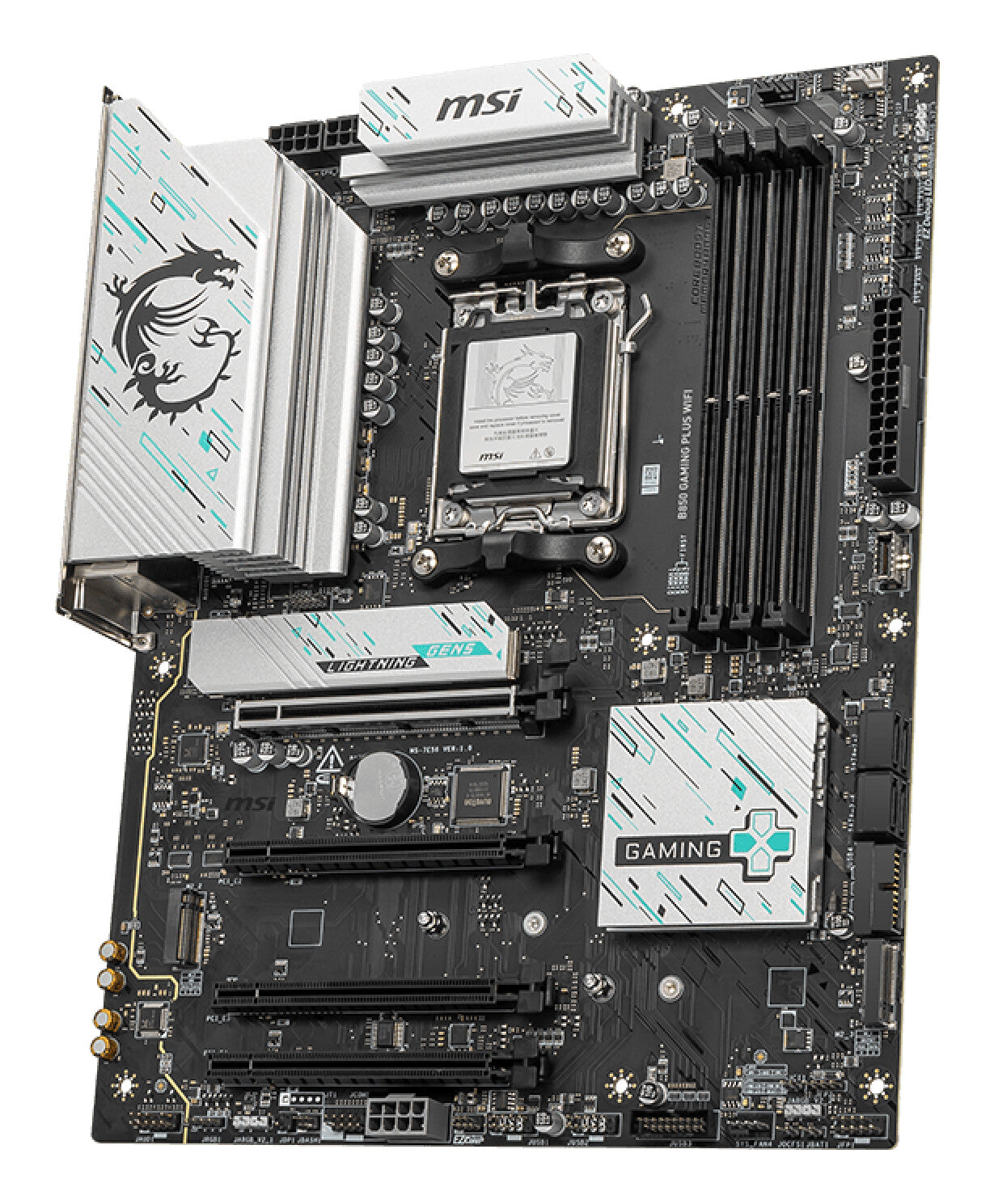 MSI B850 GAMING PLUS WIFI moderkort AMD B850 AM5-sockel ATX