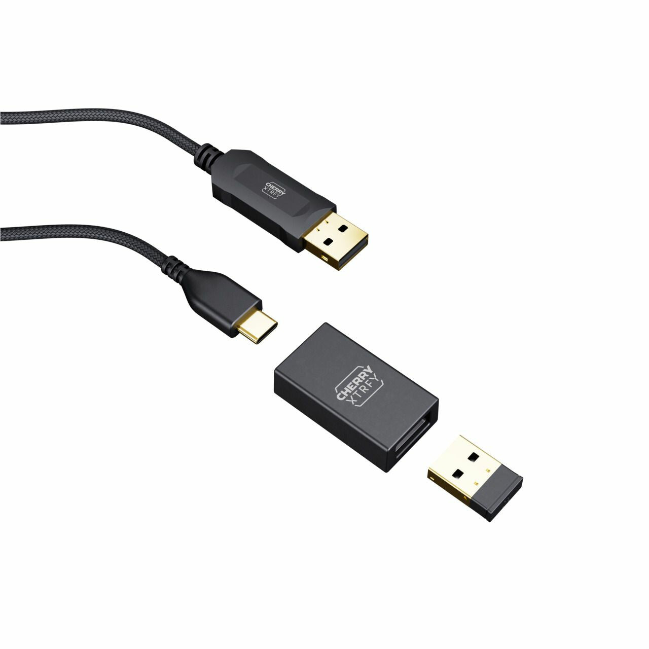 CHERRY XTRFY CX-M68W-BLACK datormöss Spela RF Trådlös 26000 DPI