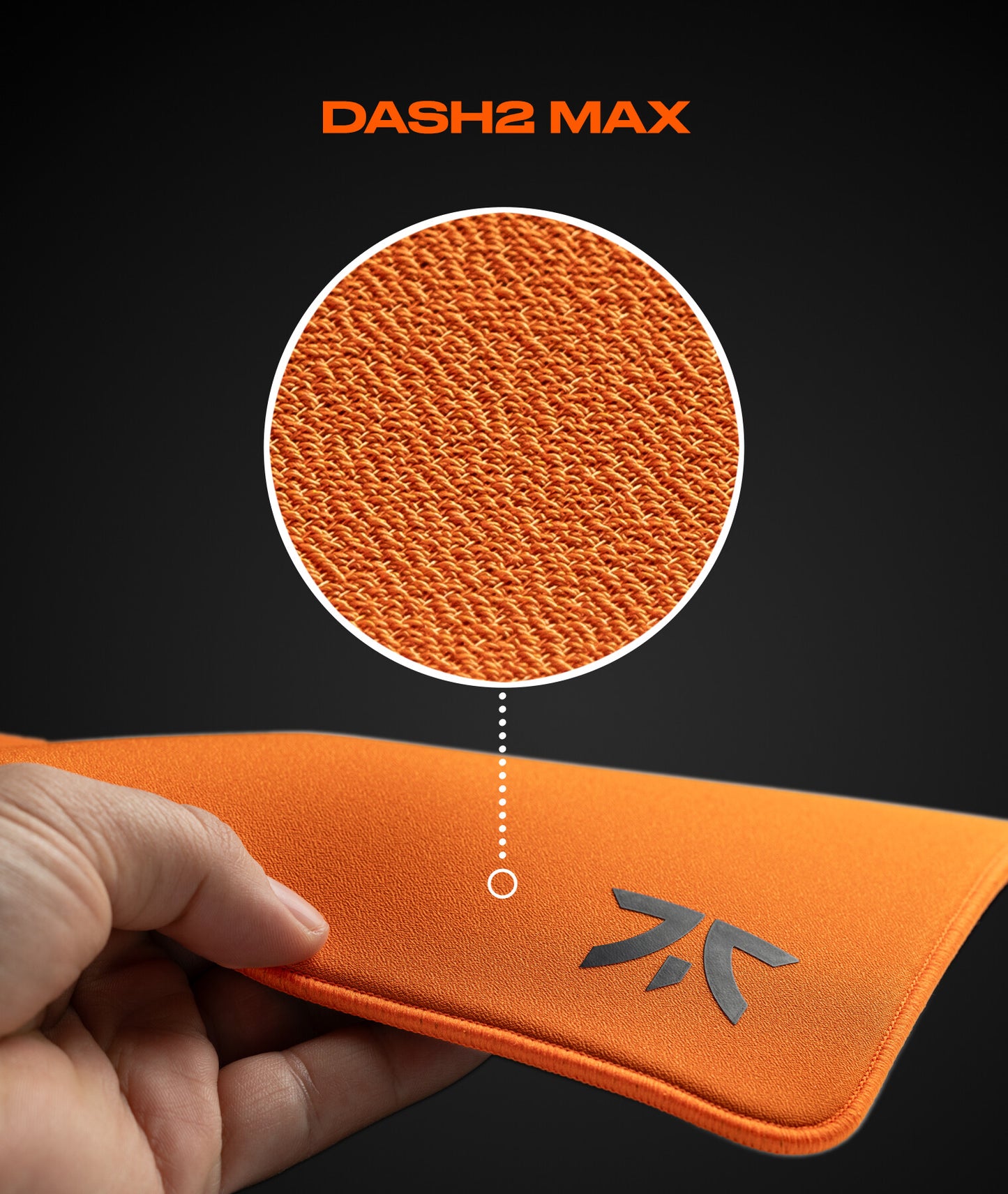 Fnatic DASH2 MAX Spelmusmatta Orange