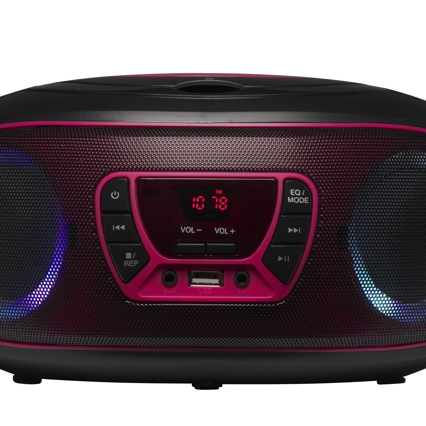 Denver TCL-212BT PINK Bärbar CD-spelare Svart, Rosa