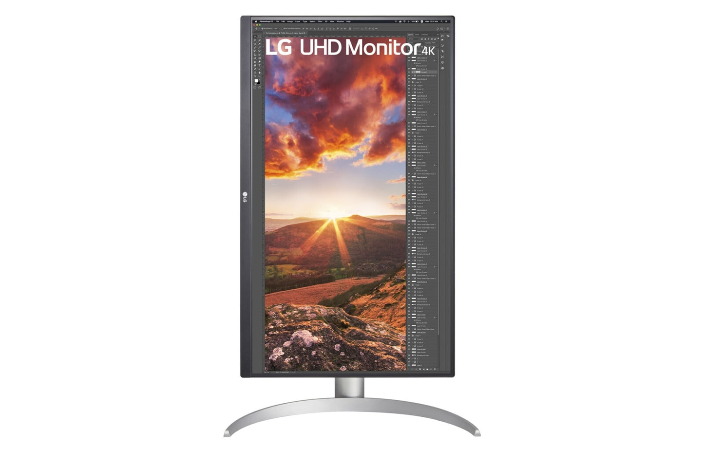 LG 27UP85NP-W platta pc-skärmar 68,6 cm (27") 3840 x 2160 pixlar 4K Ultra HD LED Silver