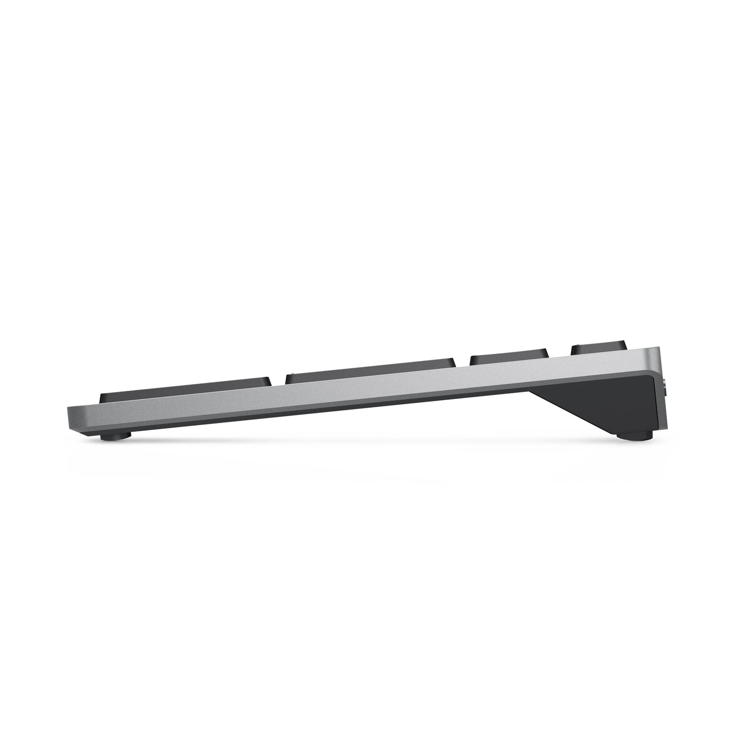 DELL KM7321W tangentbord Mus inkluderad Kontor Trådlös RF + Bluetooth QWERTY Ukrainsk Grå, Titan