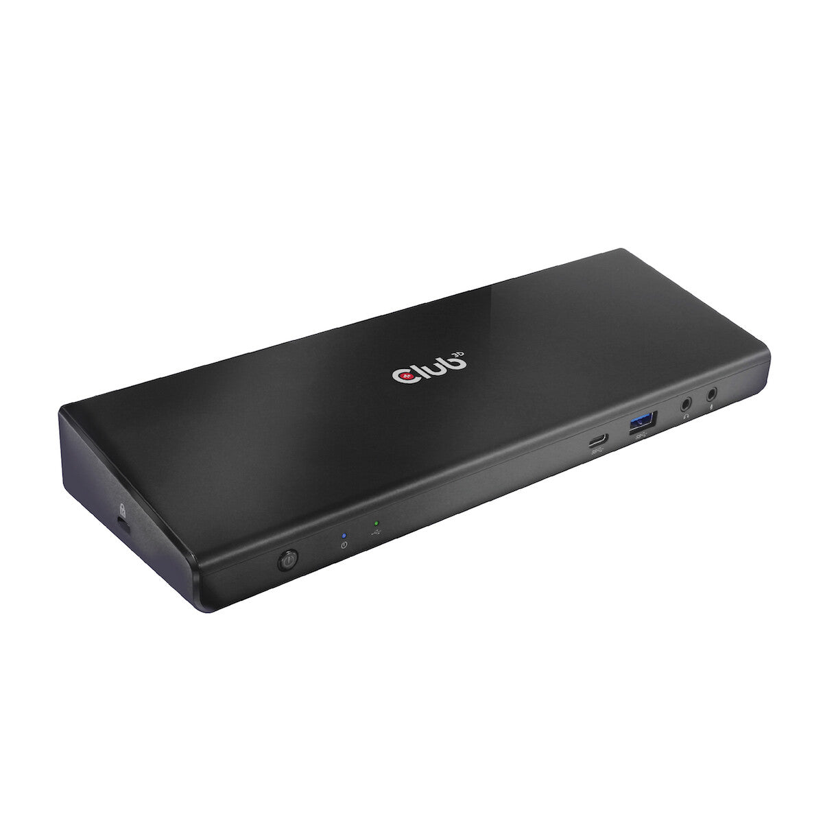 CLUB3D CSV-1562 dockningsstationer för bärbara datorer Dockning USB 3.2 Gen 1 (3.1 Gen 1) Type-C Svart