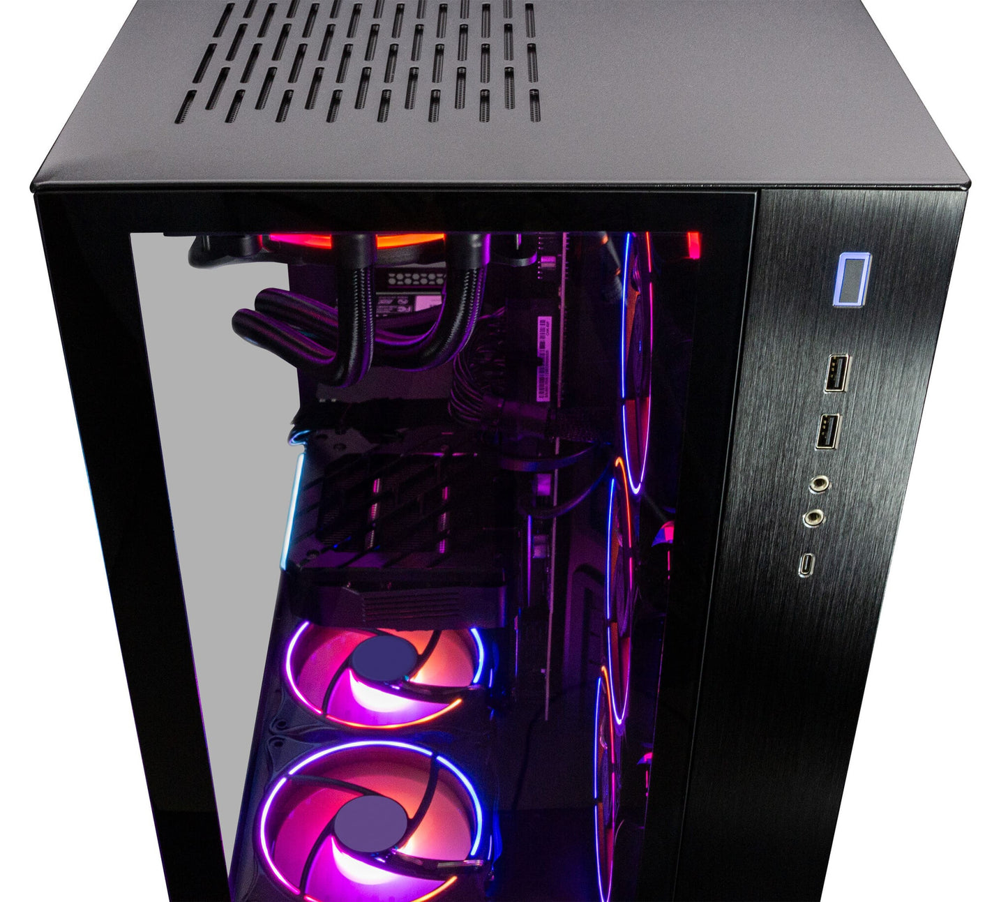 CAPTIVA Highend Gaming I73-925 Intel® Core™ i9 i9-13900KF 64 GB DDR5-SDRAM 2 TB SSD NVIDIA GeForce RTX 4070 Windows 11 Home Skrivbord PC Svart