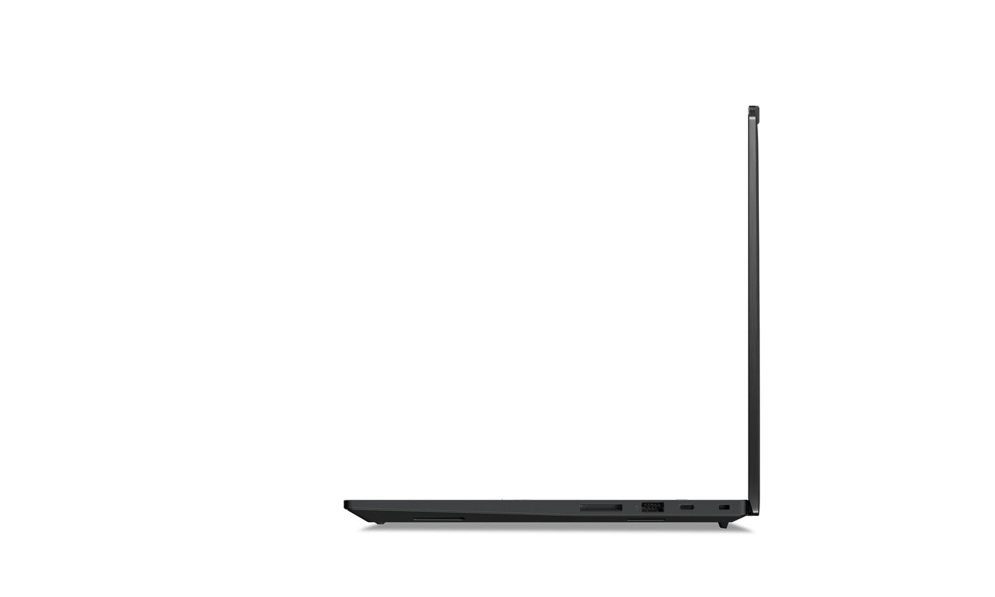 Lenovo ThinkPad P1 Gen 7 Intel Core Ultra 9 185H Mobil arbetsstation 40,6 cm (16") WQXGA 64 GB LPDDR5x-SDRAM 2 TB SSD NVIDIA GeForce RTX 4070 Wi-Fi 7 (802.11be) Windows 11 Pro Nordic Svart