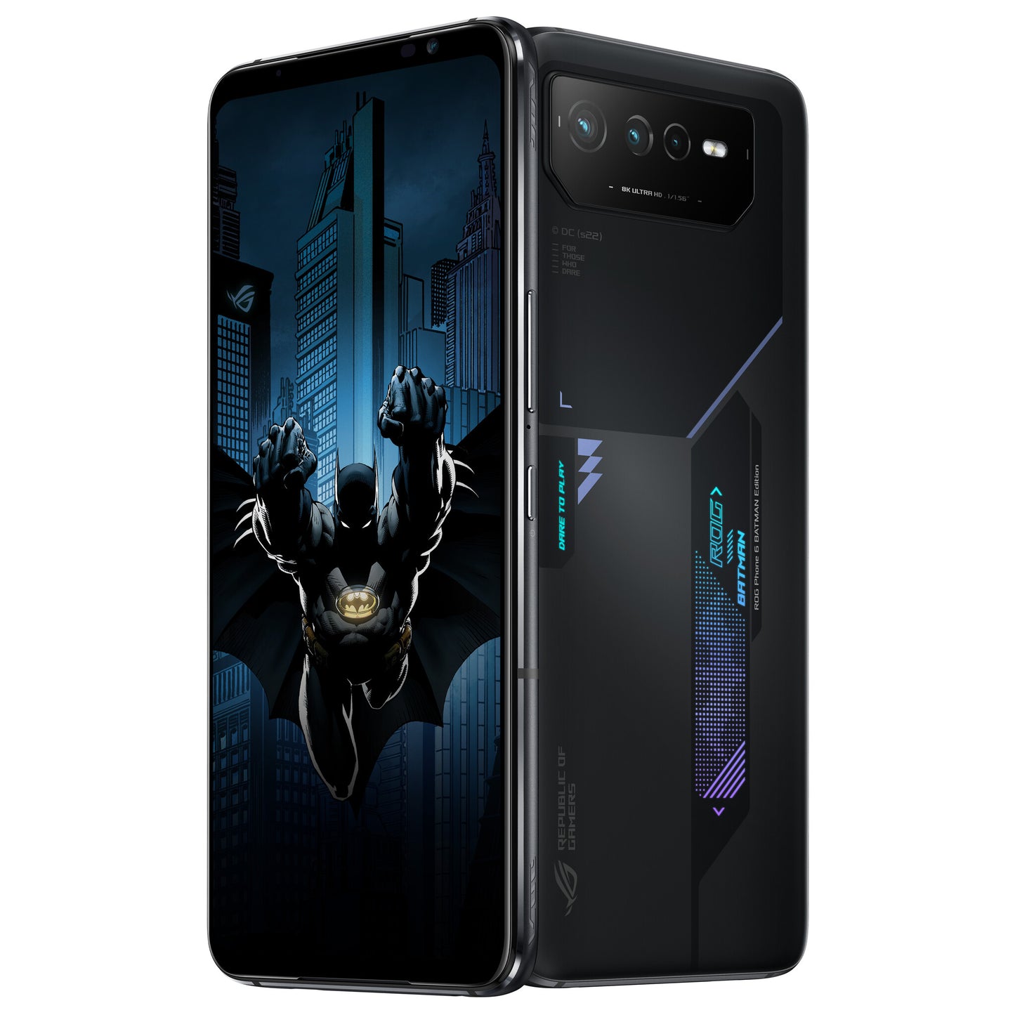 ASUS ROG Phone 6 AI2203-5B028E1 17,2 cm (6.78") Dubbla SIM-kort Android 12 5G USB Type-C 12 GB 256 GB 6000 mAh Svart
