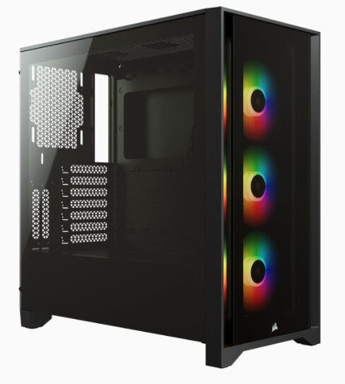 Corsair iCUE 4000X RGB Midi Tower Svart