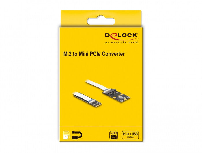 DeLOCK 64221 nätverkskort/adapters Intern Mini PCIe