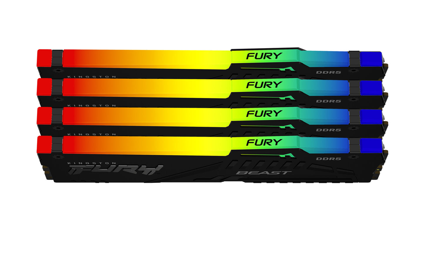 Kingston Technology FURY Beast RGB RAM-minnen 128 GB 4 x 32 GB DDR5 5600 MT/s