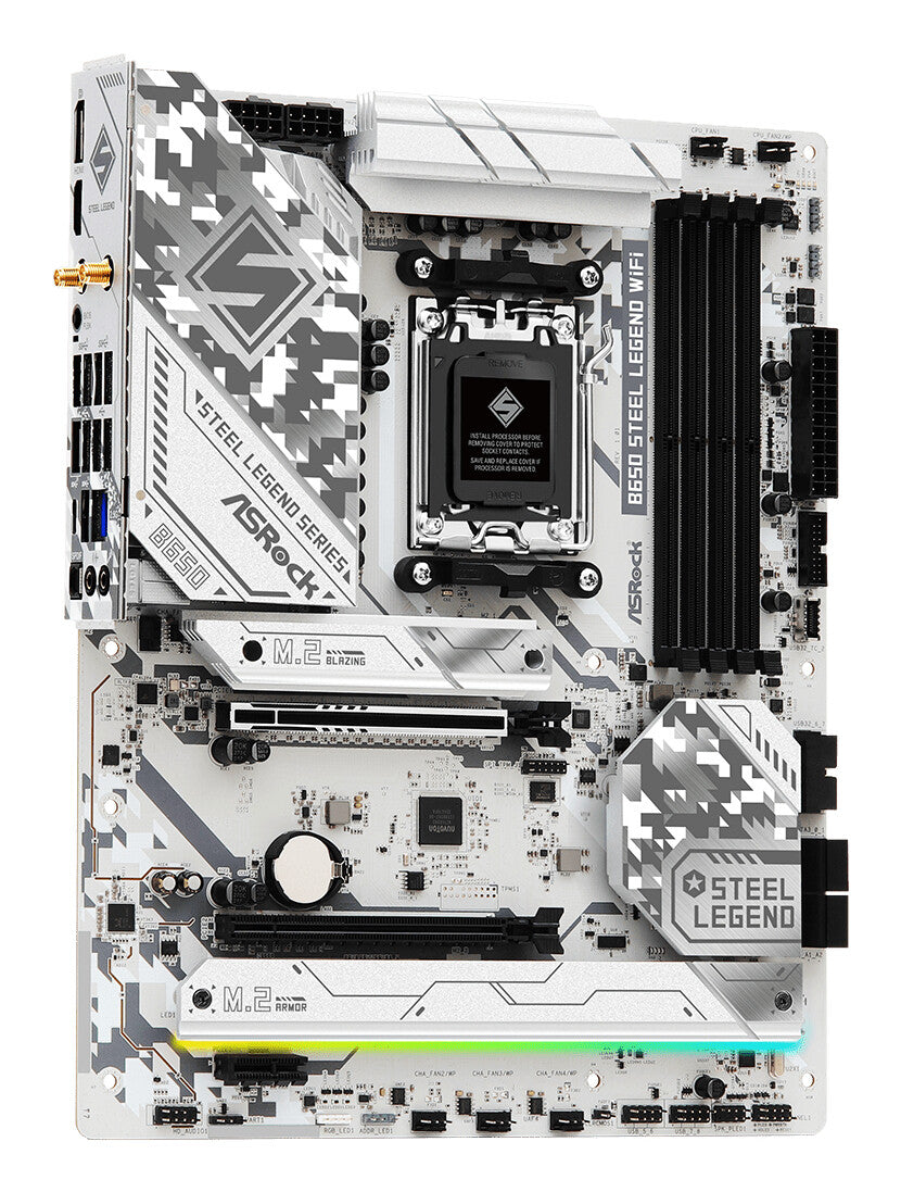 Asrock B650 Steel Legend WiFi AMD B650 AM5-sockel ATX