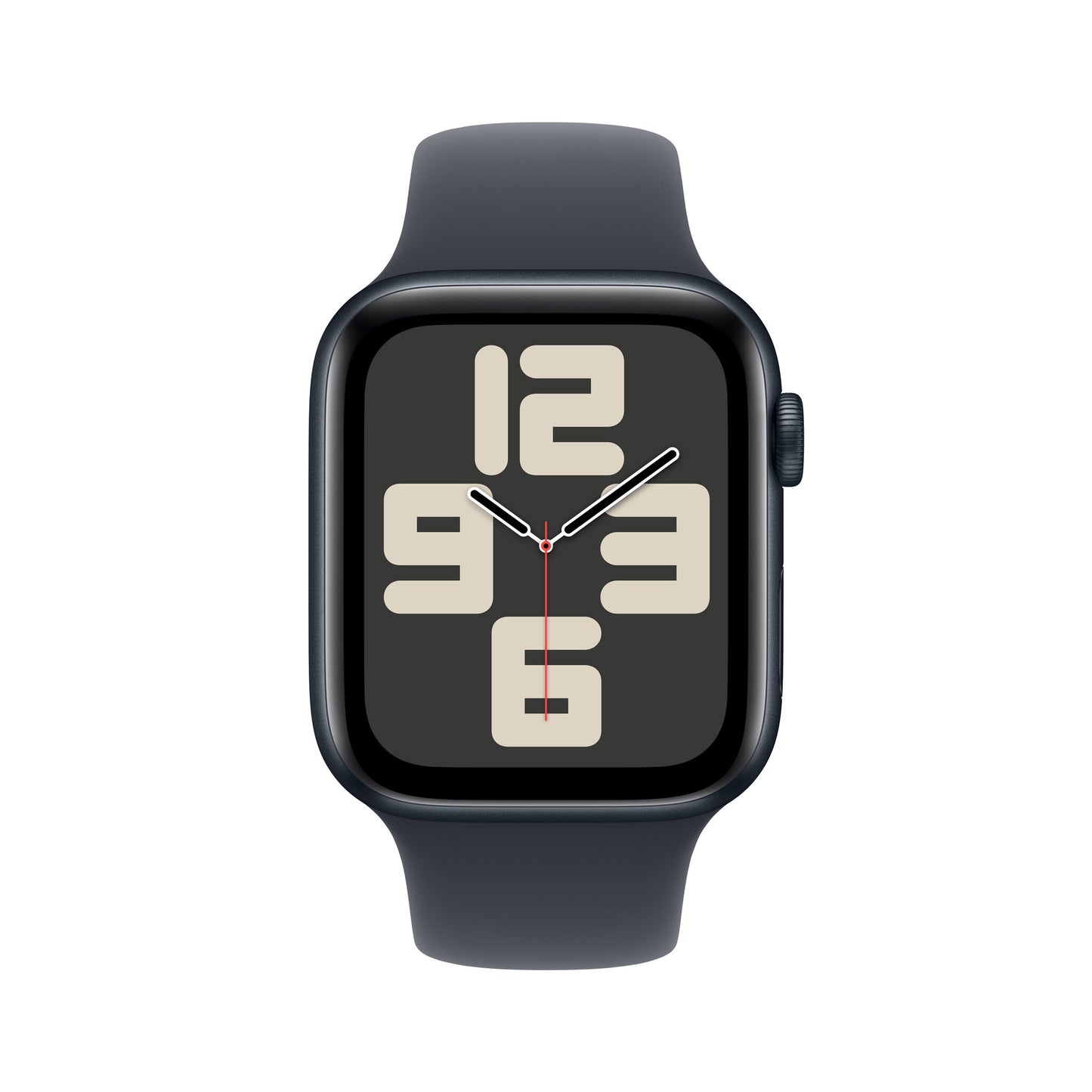 Apple Watch SE OLED 44 mm Digital 368 x 448 pixlar Pekskärm 4G Svart Wi-Fi GPS