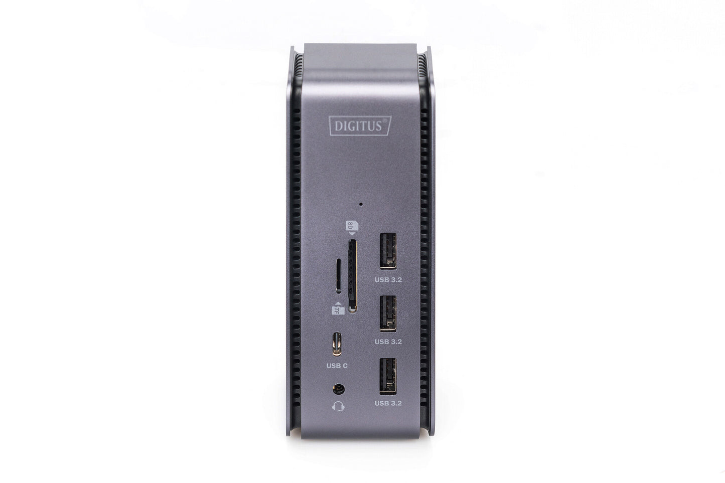 Digitus DA-70897 dockningsstationer för bärbara datorer Kabel USB 3.2 Gen 1 (3.1 Gen 1) Type-C Svart, Grå