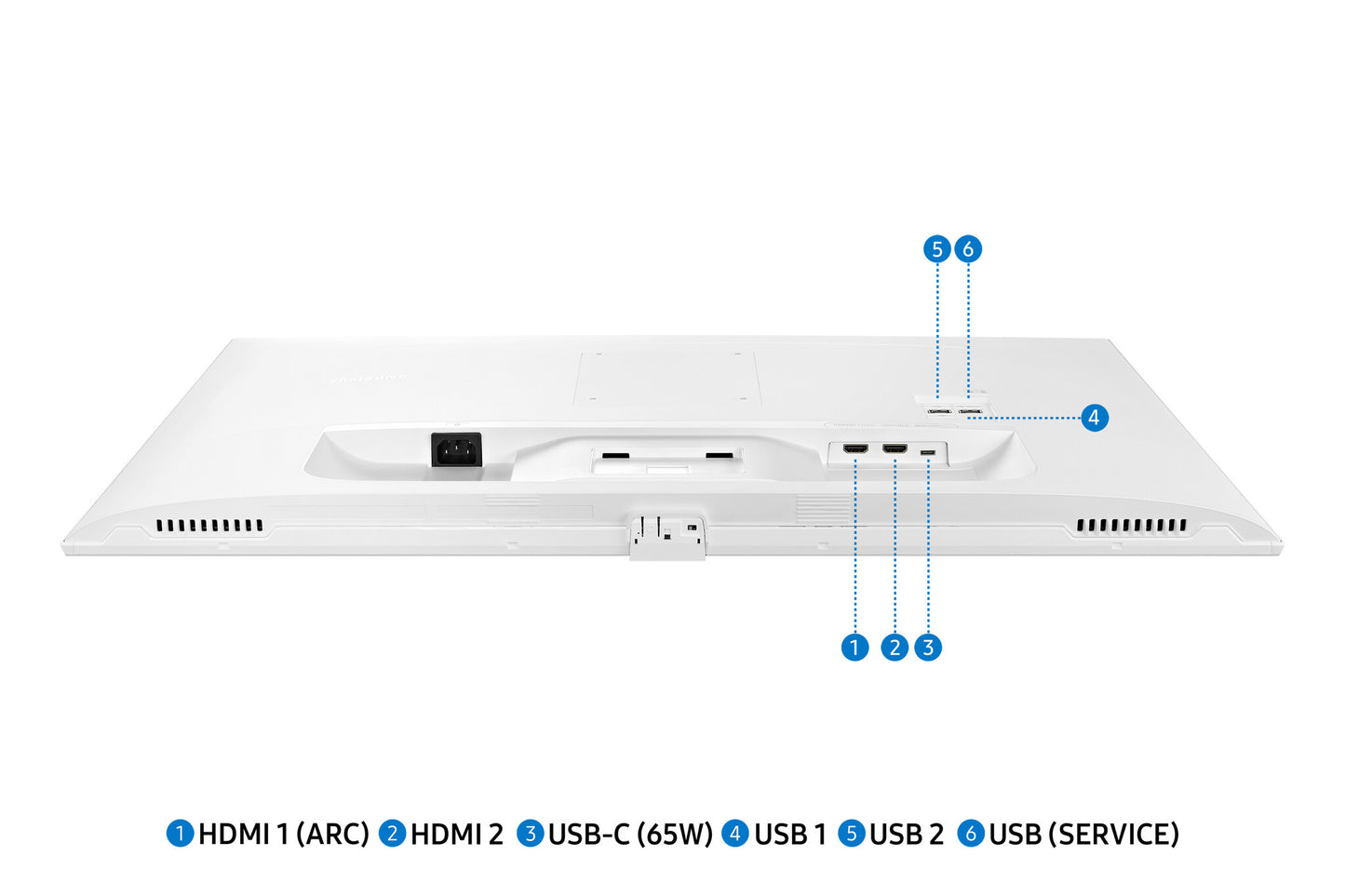 Samsung M70D platta pc-skärmar 81,3 cm (32") 3840 x 2160 pixlar 4K Ultra HD LED Svart