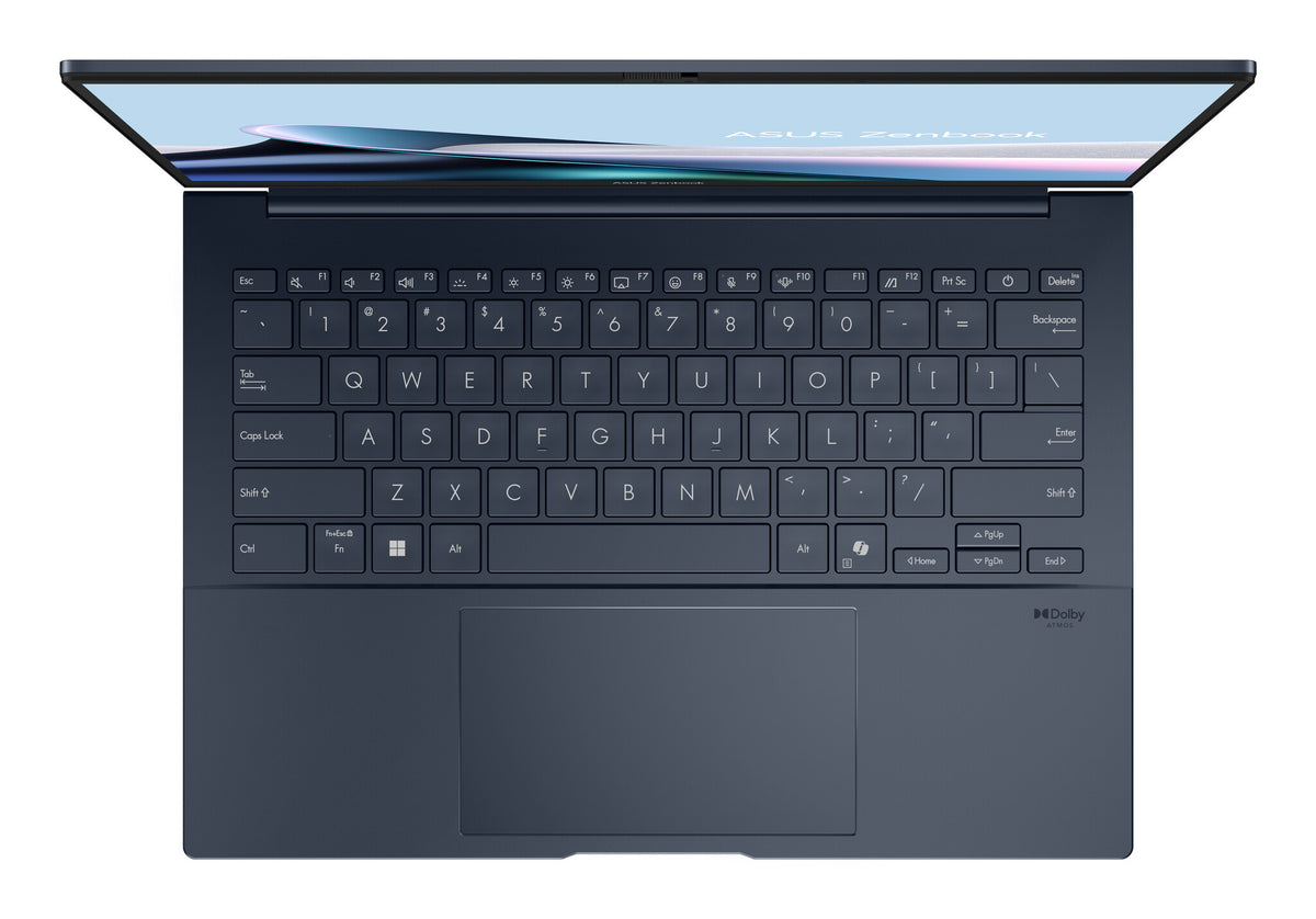 ASUS Zenbook 14 OLED UX3405CA-QL205W Intel Core Ultra 9 285H Bärbar dator 35,6 cm (14") Pekskärm WUXGA 32 GB LPDDR5x-SDRAM 1 TB SSD Wi-Fi 7 (802.11be) Windows 11 Home tyska Blå