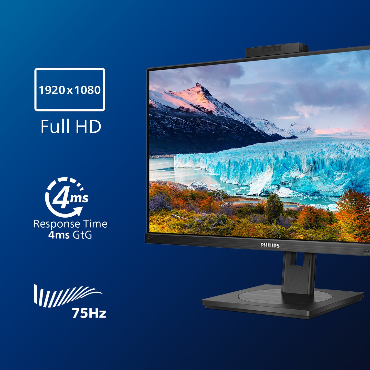 Philips S Line 272S1MH/00 LED display 68,6 cm (27") 1920 x 1080 pixlar Full HD Svart