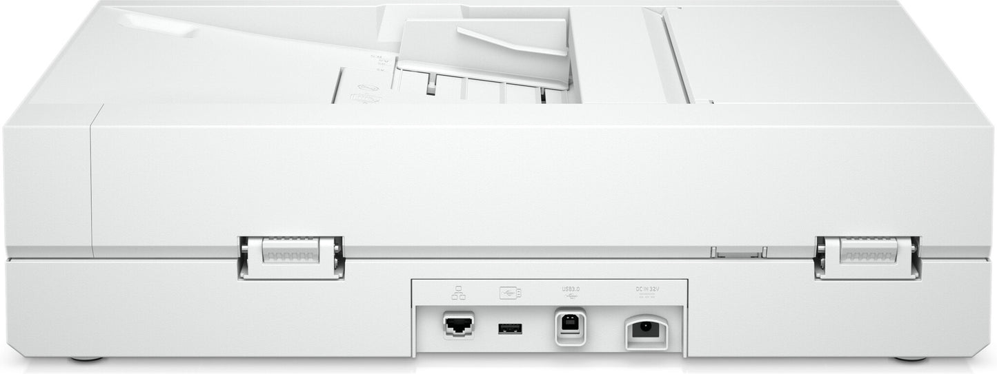 HP Scanjet Pro N4600 fnw1 Flatbädds- och ADF-scanner 1200 x 1200 DPI A5 Vit