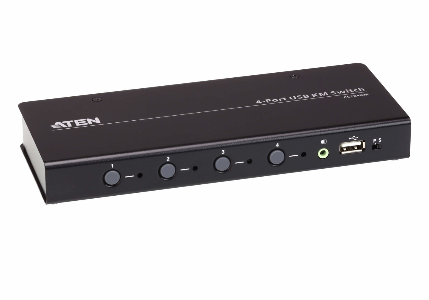 ATEN Gränslös USB KVM-switch med 4 portar (kablar medföljer)