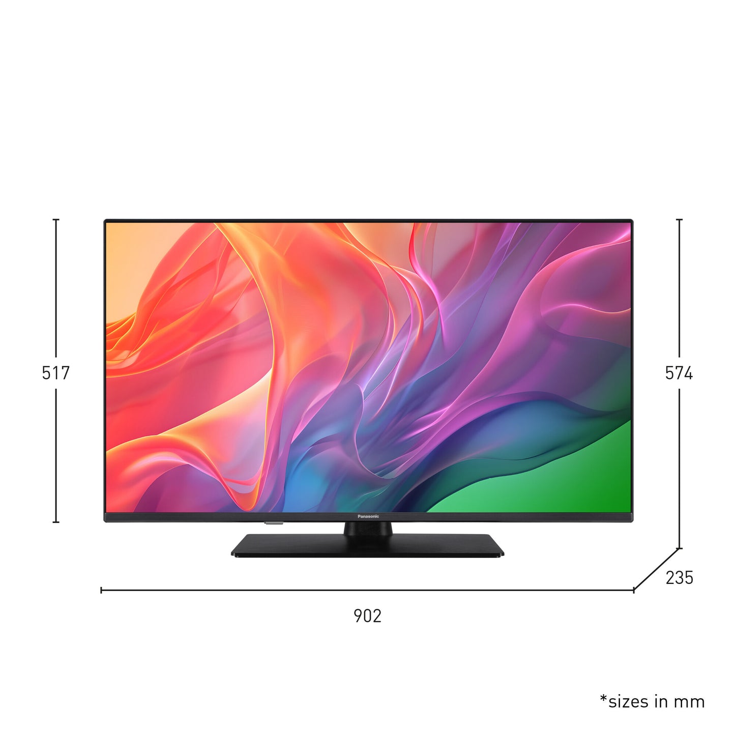 Panasonic TV-40S55AEZ TV-apparat 101,6 cm (40") Full HD Smart-TV Svart