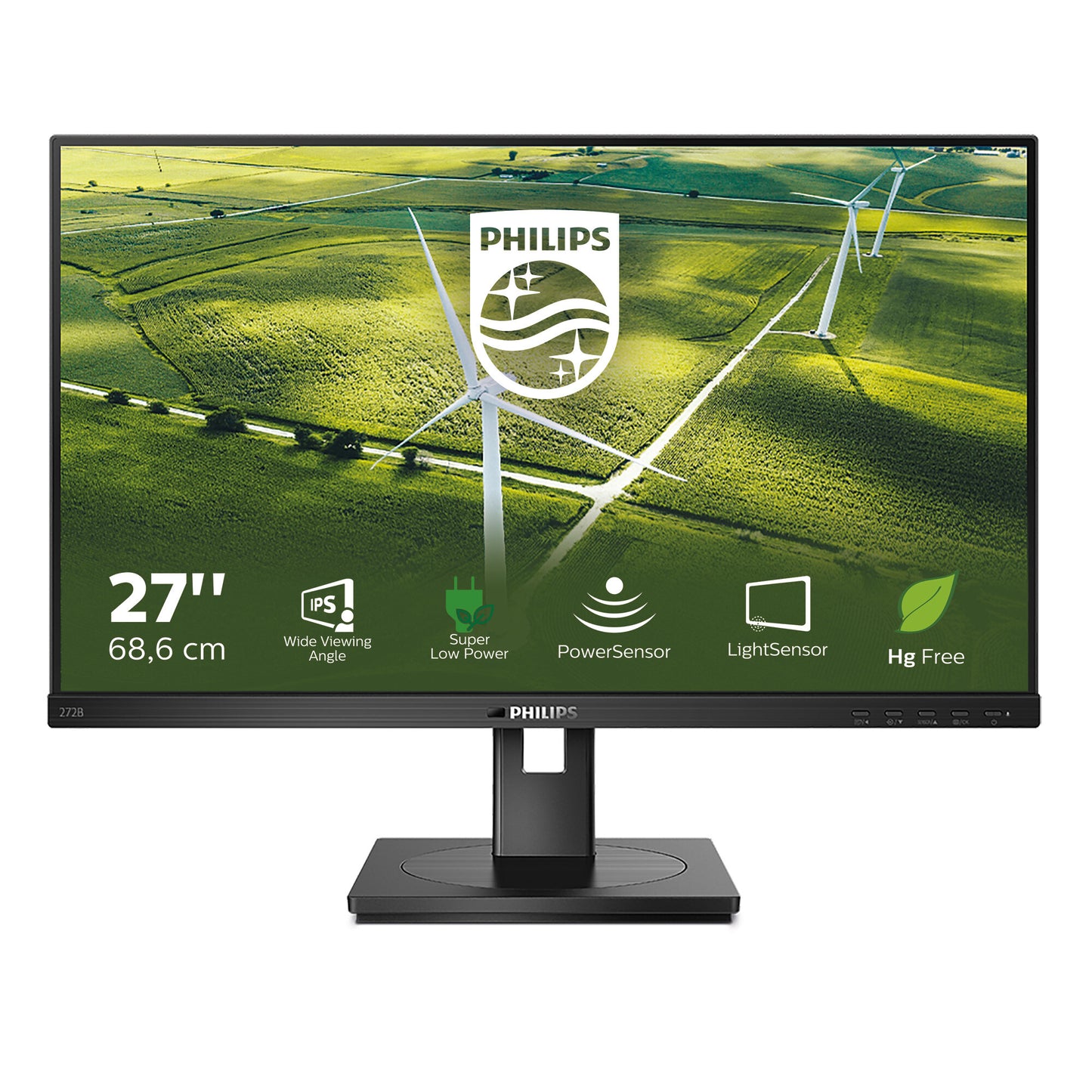Philips B Line 272B1G/00 LED display 68,6 cm (27") 1920 x 1080 pixlar Full HD Svart