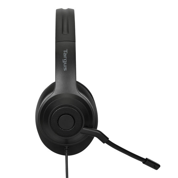 Targus AEH102GL hörlur och headset Kabel Huvudband Samtal/musik USB Type-A Svart