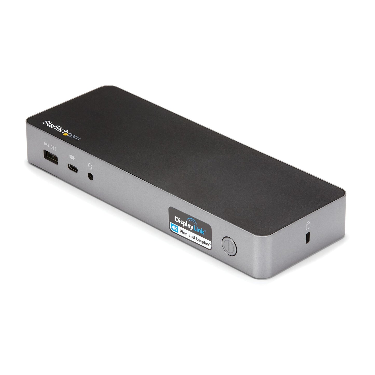 StarTech.com USB-C- och USB-A-dockningsstation ‒ hybrid universell dockningsstation för bärbar dator med dubbelskärm för 4K vid 60 Hz samt HDMI och DisplayPort ‒ USB 3.1 Gen 1-hubb, GbE ‒ strömförsörjning på 60 W ‒ Windows, Mac och Chrome