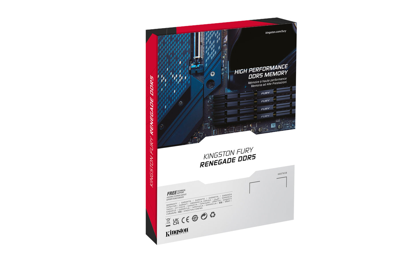 Kingston Technology FURY Renegade RAM-minnen 48 GB 2 x 24 GB DDR5 8400 MT/s