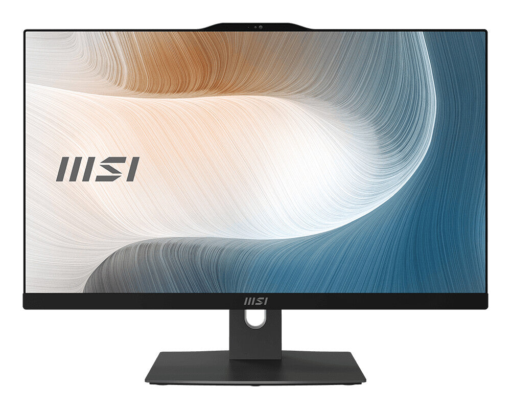 MSI Modern AM242P 1M-1203DE Intel Core 5 120U 60,5 cm (23.8") 1920 x 1080 pixlar Allt-i-ett-dator 16 GB DDR5-SDRAM 512 GB SSD Windows 11 Pro Wi-Fi 6E (802.11ax) Svart