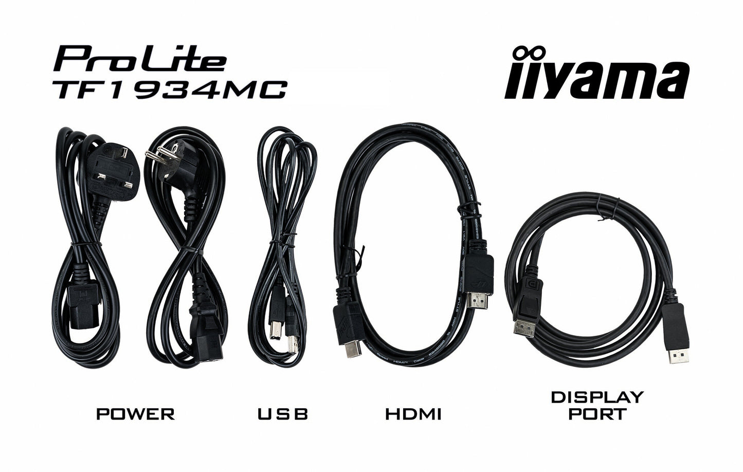 iiyama ProLite TF1934MC-B7X platta pc-skärmar 48,3 cm (19") 1280 x 1024 pixlar SXGA LED Pekskärm Svart