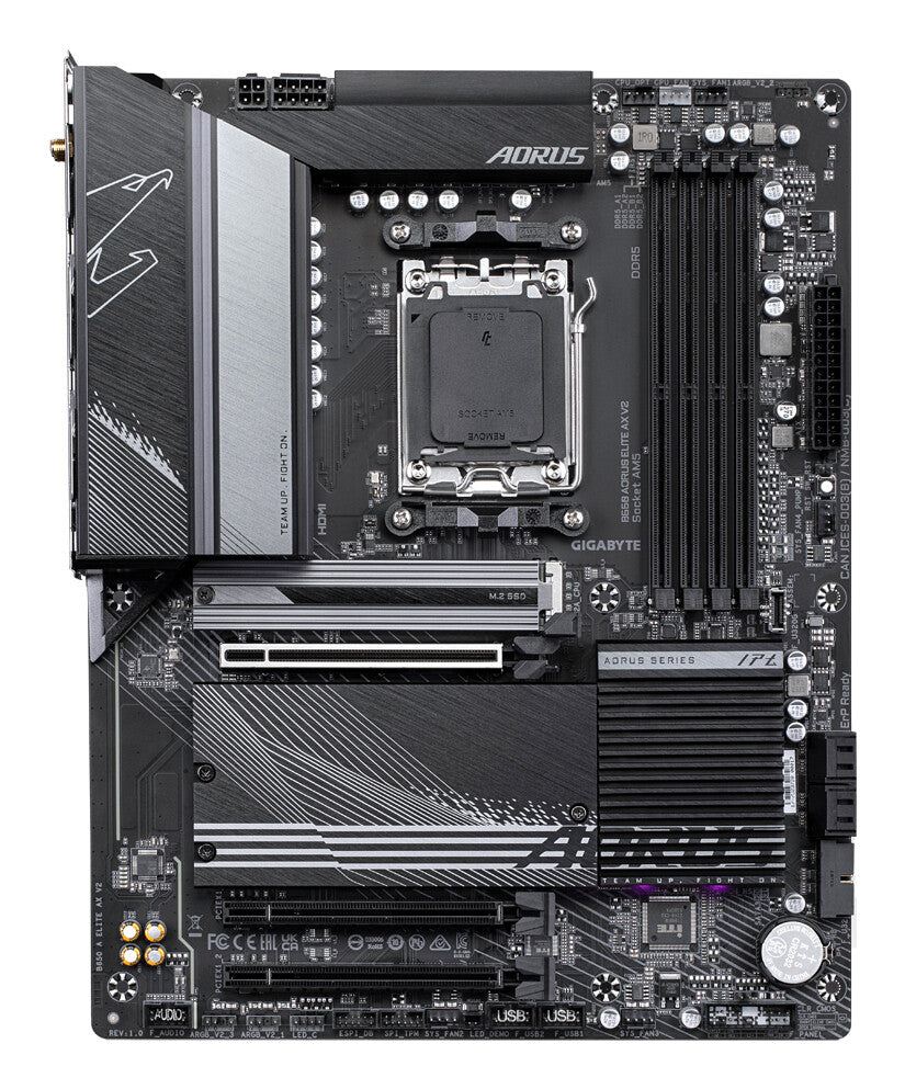 GIGABYTE B650 AORUS ELITE AX V2 moderkort AMD B650 AM5-sockel ATX