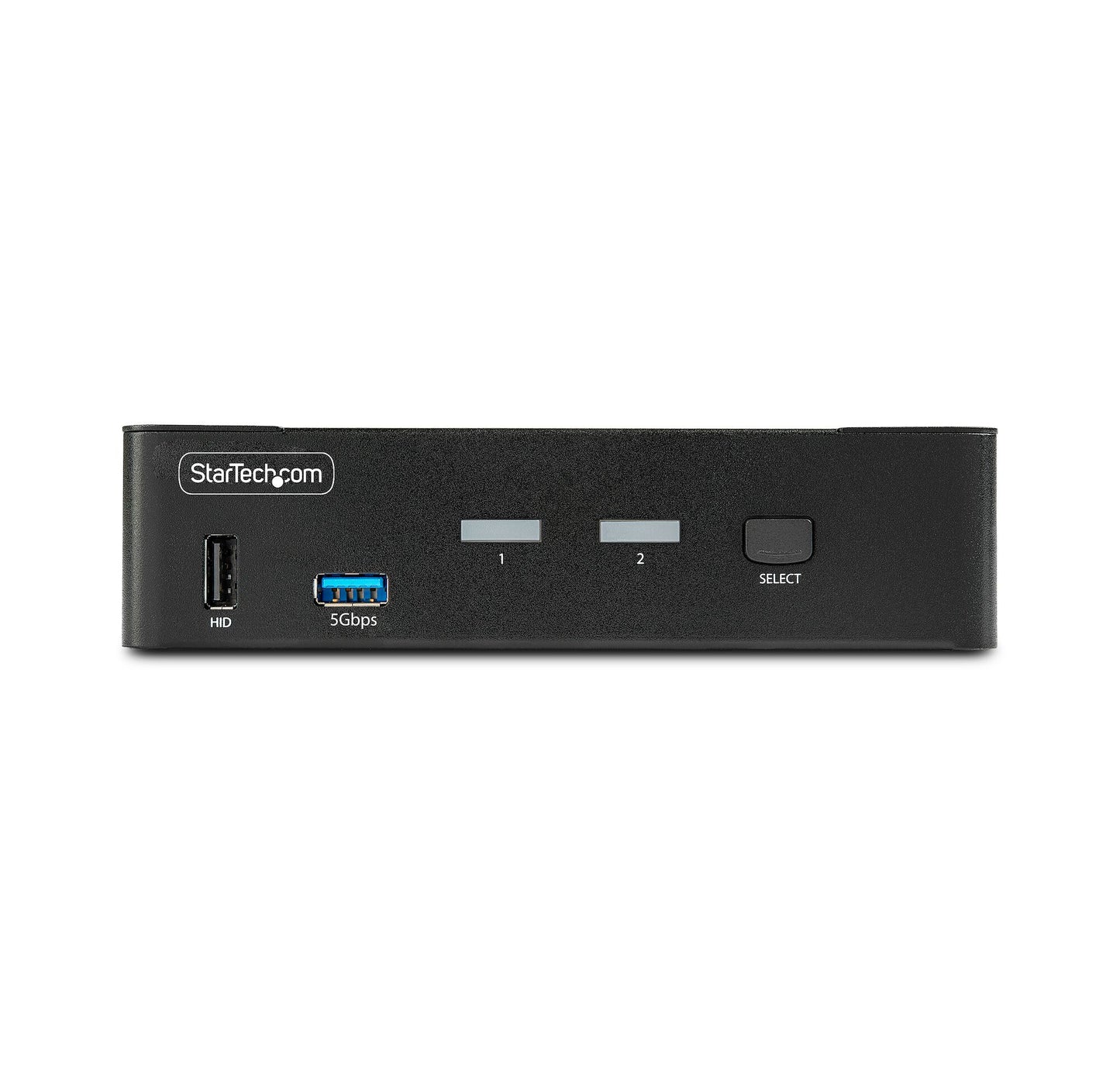 StarTech.com 2-ports DisplayPort KVM-switch, 8K 60 Hz/4K 144 Hz, enkelskärm, DP 1.4, 2x USB 3.0-portar, 4x USB 2.0 HID-portar, tryckknapps- och genvägsväxling, TAA-kompatibel - OS-oberoende, metallhölje
