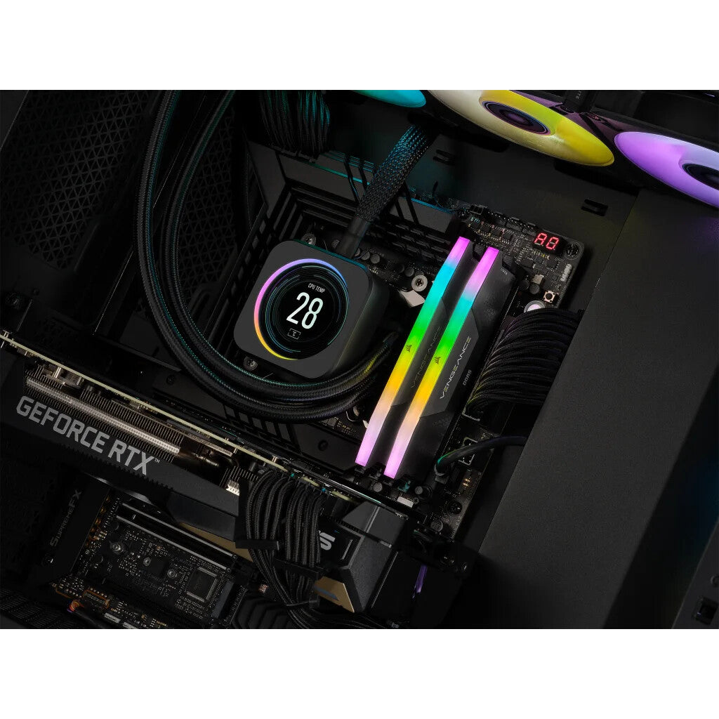 Corsair Vengeance RGB CMH96GX5M2B6000C30 RAM-minnen 96 GB 2 x 48 GB DDR5 4800 MHz