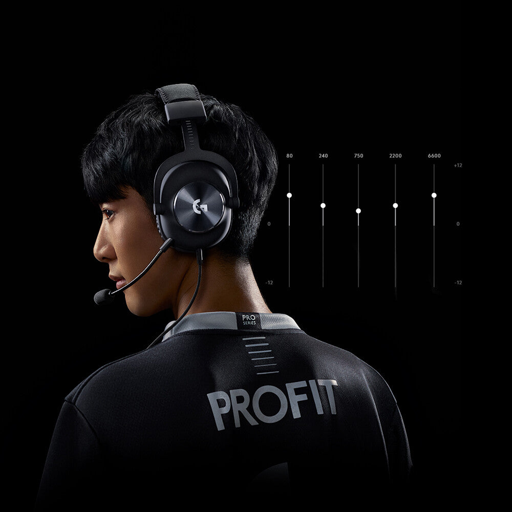 Logitech G 981-000818 hörlur och headset Kabel Huvudband Spela Svart