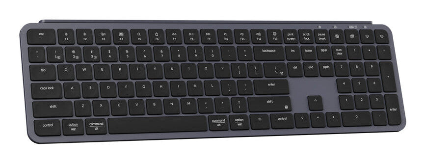 Keychron B6P-K1-BO tangentbord Hem / Kontor USB + RF Wireless + Bluetooth Grå