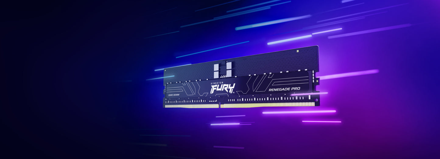 Kingston Technology FURY Renegade Pro RAM-minnen 64 GB 4 x 16 GB DDR5 6000 MT/s ECC
