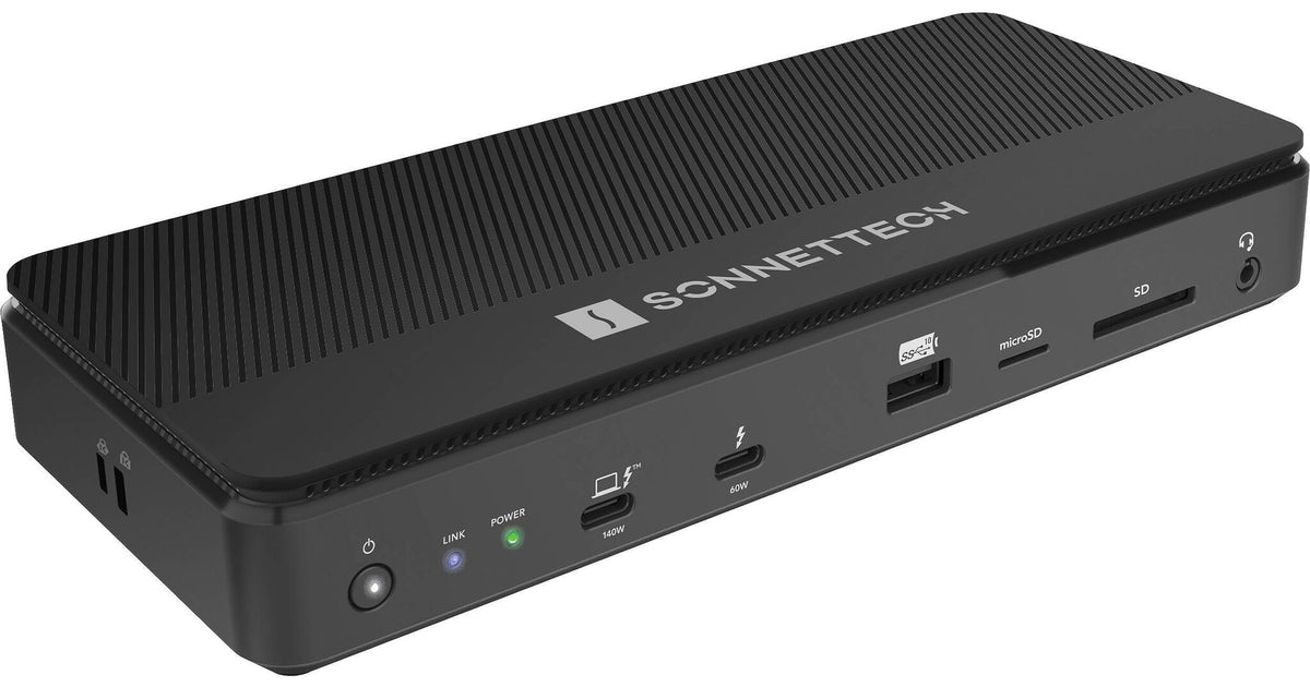 Sonnet Echo 13 Thunderbolt 5 SSD Dock Kabel Svart