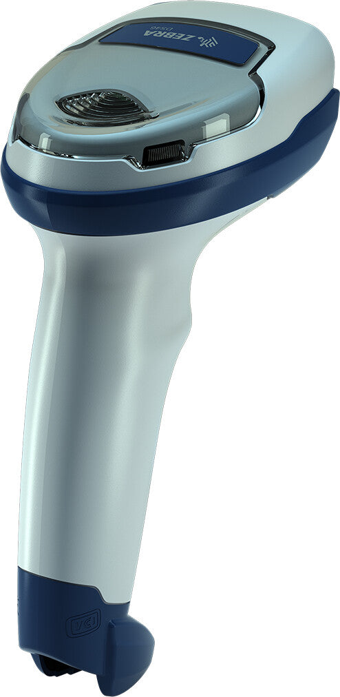 Zebra DS4608-HC Handhållen steckkodsläsare 1D/2D LED Blå, Vit